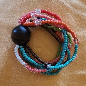 Multi Strand Beaded bracelet